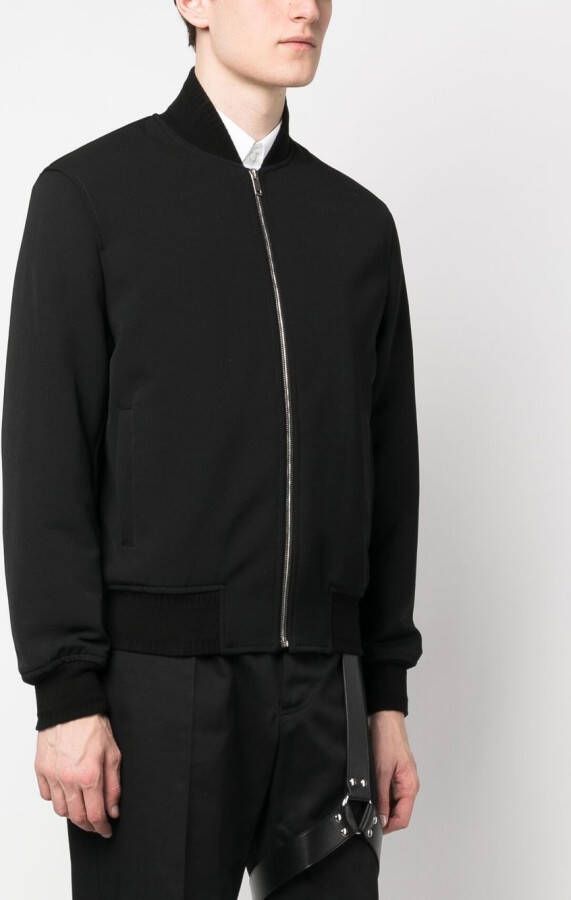 Givenchy Bomberjack met logo Zwart