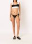 Gloria Coelho Geometrische bikinitop Zwart - Thumbnail 2