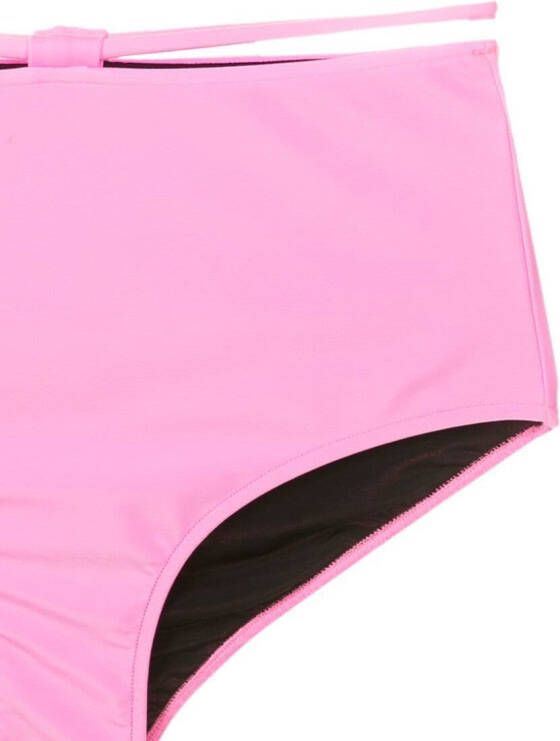 Gloria Coelho High waist bikinislip Roze