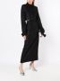 Gloria Coelho High-waist midi-rok Zwart - Thumbnail 2