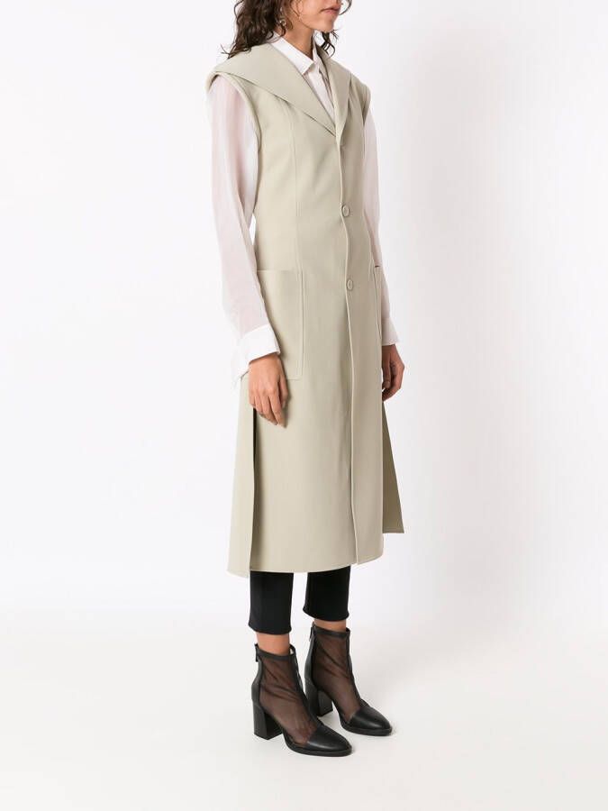 Gloria Coelho Lang gilet Beige