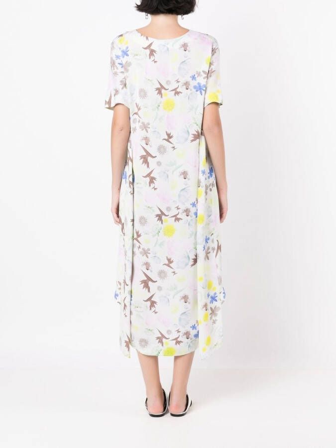 Gloria Coelho Maxi-jurk met bloemenprint Veelkleurig