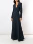 Gloria Coelho Maxi-jurk met lange mouwen Blauw - Thumbnail 2