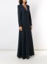 Gloria Coelho Maxi-jurk met lange mouwen Blauw - Thumbnail 3