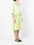 Gloria Coelho Midi-jurk met korte mouwen Groen - Thumbnail 3