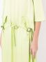 Gloria Coelho Midi-jurk met korte mouwen Groen - Thumbnail 5