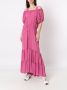 Gloria Coelho Off-shoulder jurk Roze - Thumbnail 2