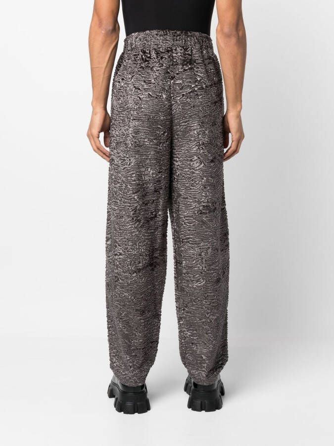 GmbH Broek met grafische print Grijs