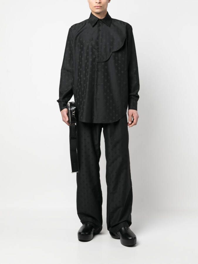 GmbH Button-up overhemd Zwart