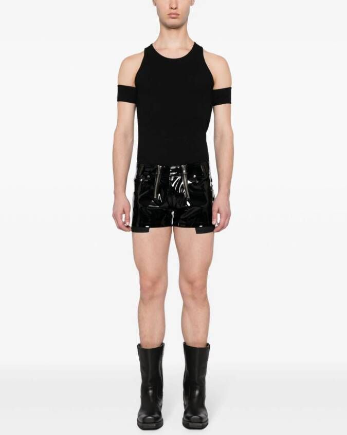 GmbH Ghazi geribbelde tanktop Zwart