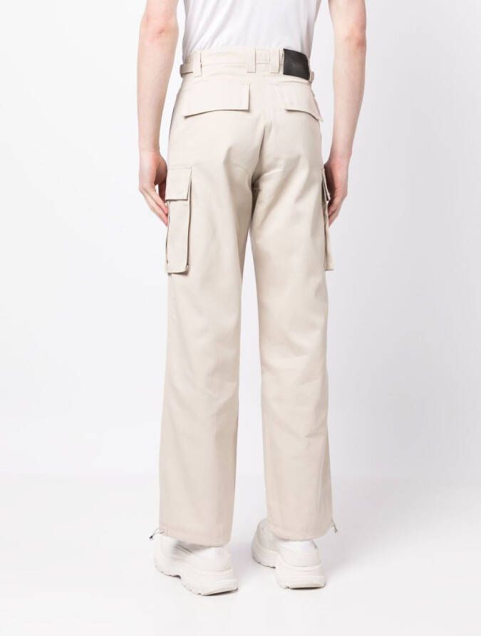 GmbH Chino met logopatch Beige