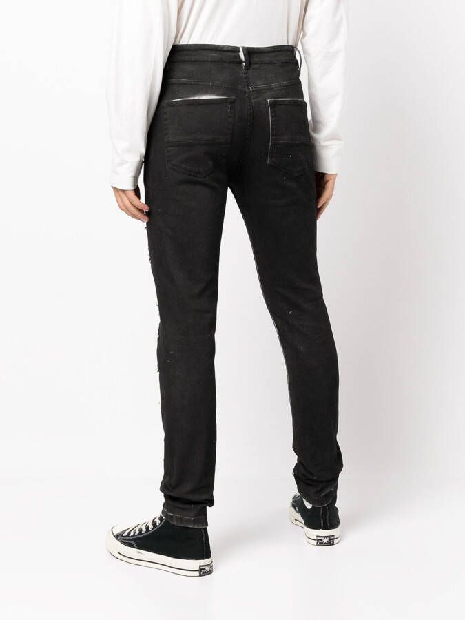 God's Masterful Children Gerafelde jeans Zwart
