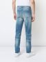 God's Masterful Children geripte straight-leg jeans Blauw - Thumbnail 4