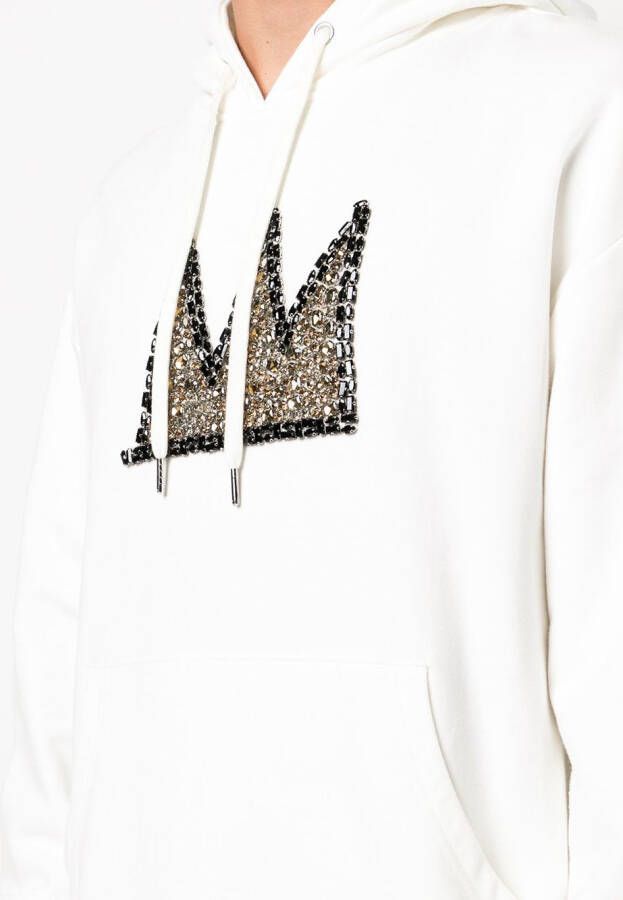 God's Masterful Children Hoodie met print Wit