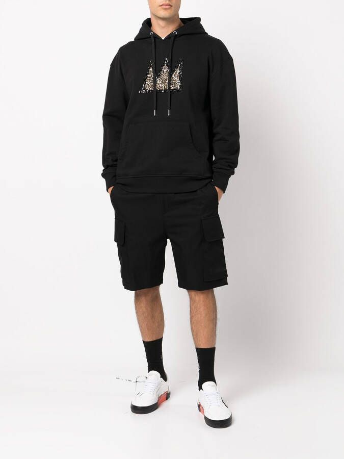 God's Masterful Children Hoodie met print Zwart