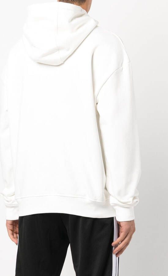 God's Masterful Children Hoodie verfraaid met kristallen Wit