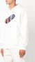 God's Masterful Children Hoodie verfraaid met kristallen Wit - Thumbnail 3