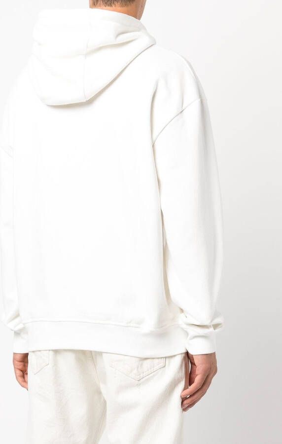 God's Masterful Children Hoodie verfraaid met kristallen Wit