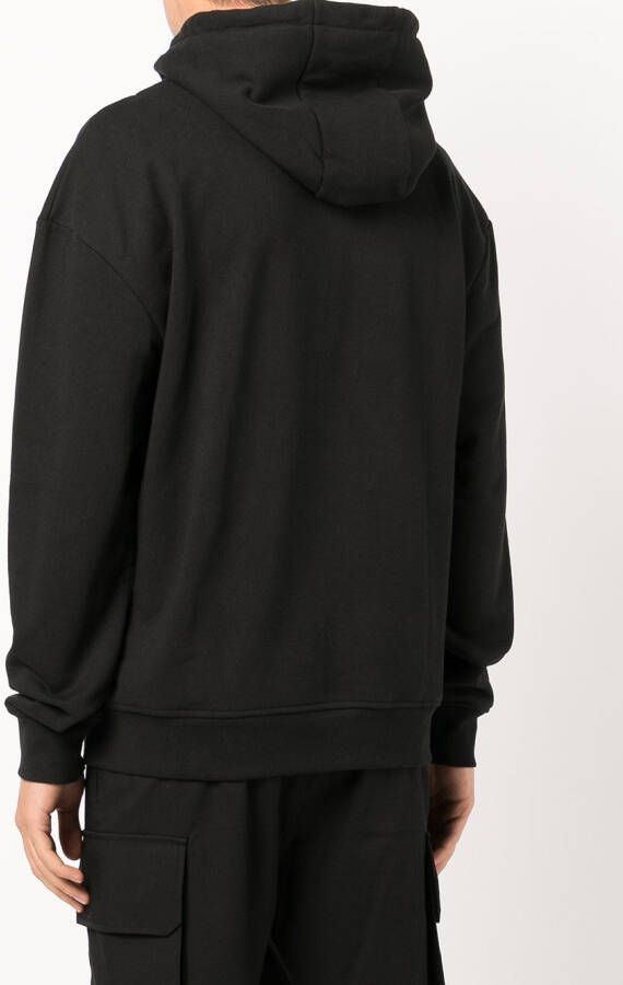 God's Masterful Children Hoodie verfraaid met kristallen Zwart