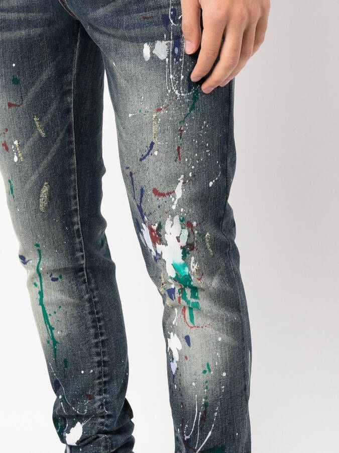 God's Masterful Children Jeans met print Blauw