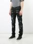 God's Masterful Children shredded trim slim-fit jeans Blauw - Thumbnail 3