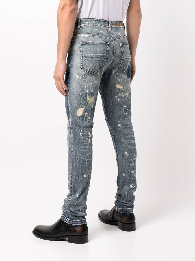 God's Masterful Children Skinny jeans Blauw