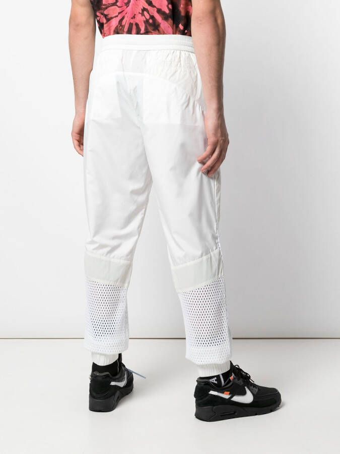 God's Masterful Children Trainingsbroek met mesh vlak Wit