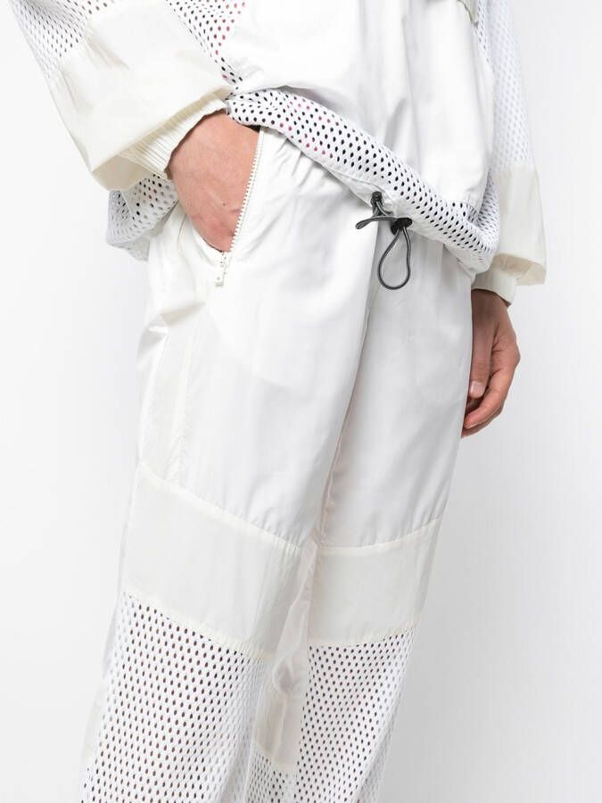 God's Masterful Children Trainingsbroek met mesh vlak Wit