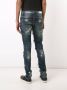 God's Masterful Children zipped ripped skinny jeans Blauw - Thumbnail 4