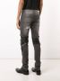 God's Masterful Children zipped ripped skinny jeans Zwart - Thumbnail 4