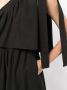 Goen.J Asymmetrische maxi-jurk Zwart - Thumbnail 5