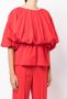 Goen.J Blouse met pofmouwen Rood - Thumbnail 3