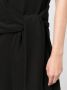 Goen.J Midi-jurk met gedraaid detail Zwart - Thumbnail 5