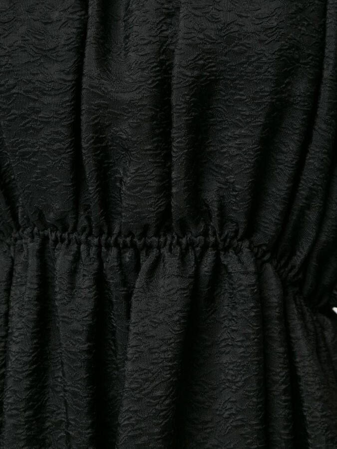 Goen.J Mini-jurk met ballonmouwen Zwart