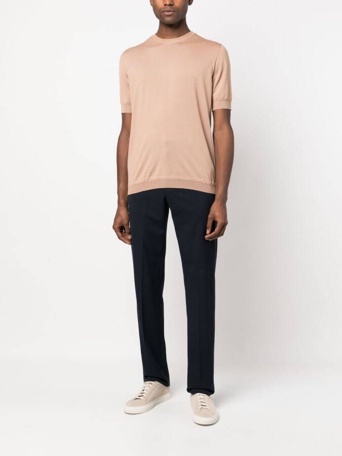 GOES BOTANICAL T-shirt met ronde hals Beige