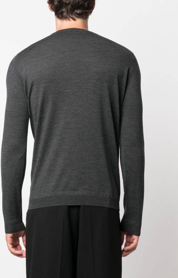 GOES BOTANICAL Trui met ronde hals Grijs