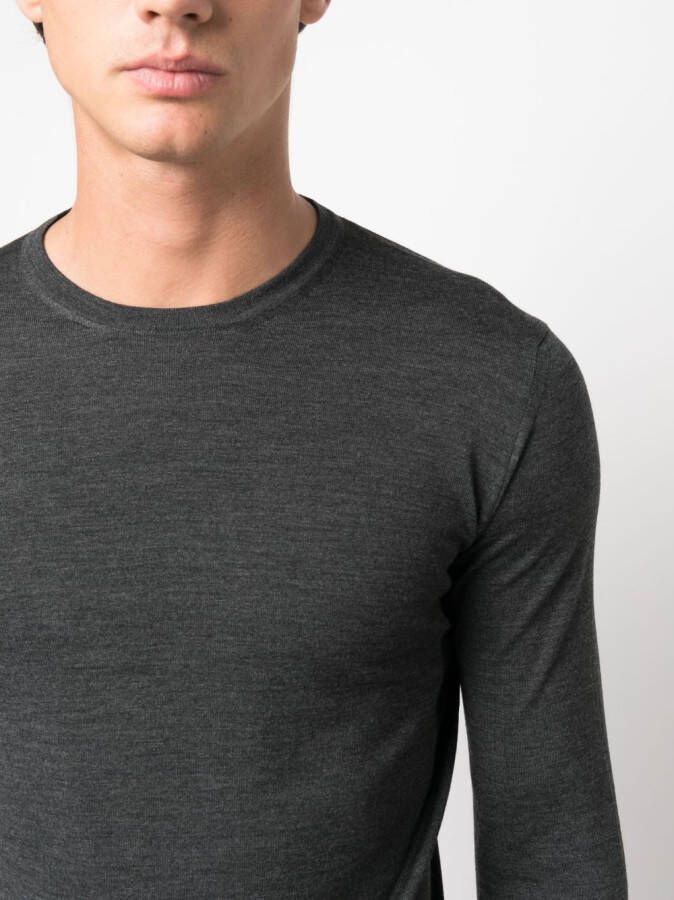 GOES BOTANICAL Trui met ronde hals Grijs