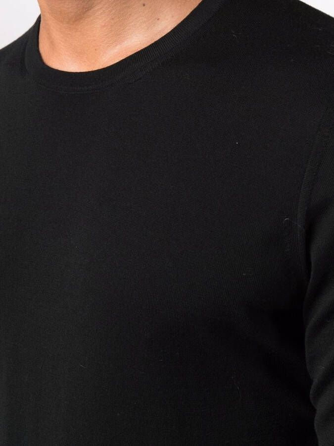 GOES BOTANICAL Trui met ronde hals Zwart