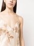 Gold Hawk Zijden jurk Beige - Thumbnail 5