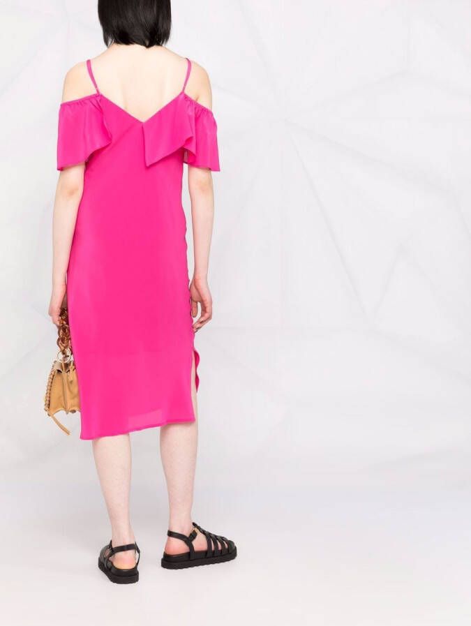 Gold Hawk Jurk met ruches Roze
