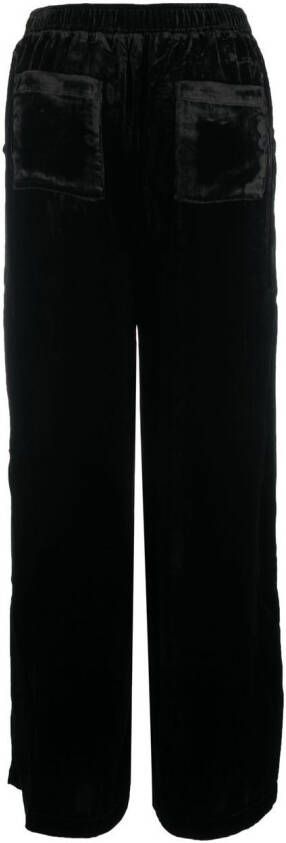 Gold Hawk Fluwelen broek Zwart