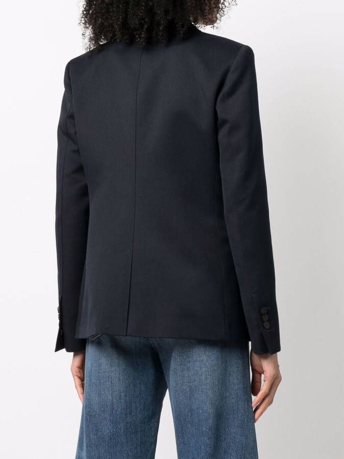 Golden Goose Blazer met enkele rij knopen Blauw
