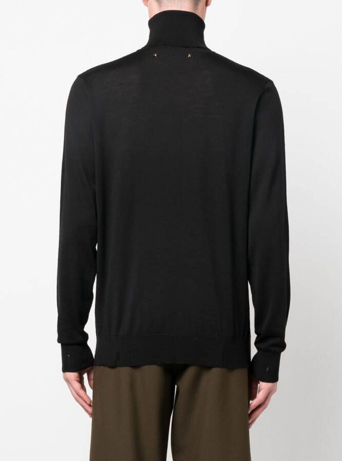 Golden Goose Coltrui met logo Zwart