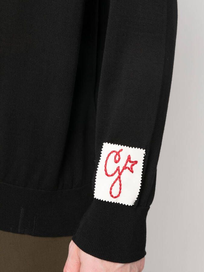 Golden Goose Coltrui met logo Zwart