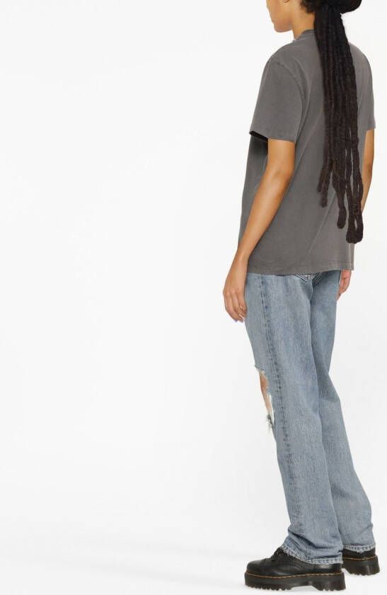 Golden Goose T-shirt verfraaid met kristallen Grijs