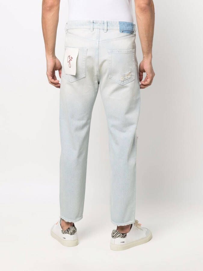 Golden Goose Gerafelde jeans Blauw