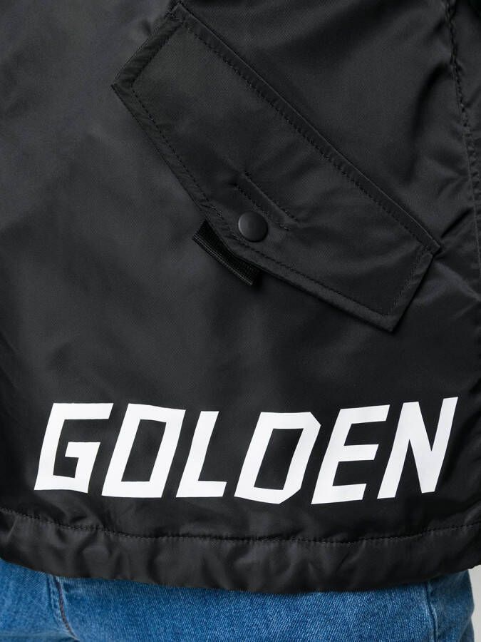 Golden Goose Jack met logoprint Zwart