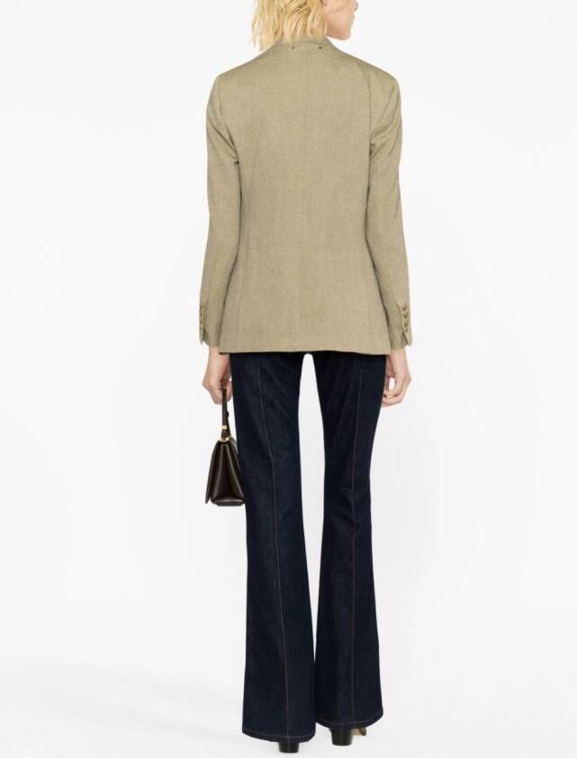 Golden Goose Blazerjurk met dubbele rij knopen Beige