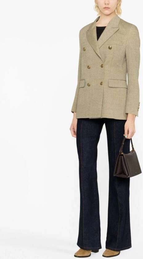 Golden Goose Blazerjurk met dubbele rij knopen Beige