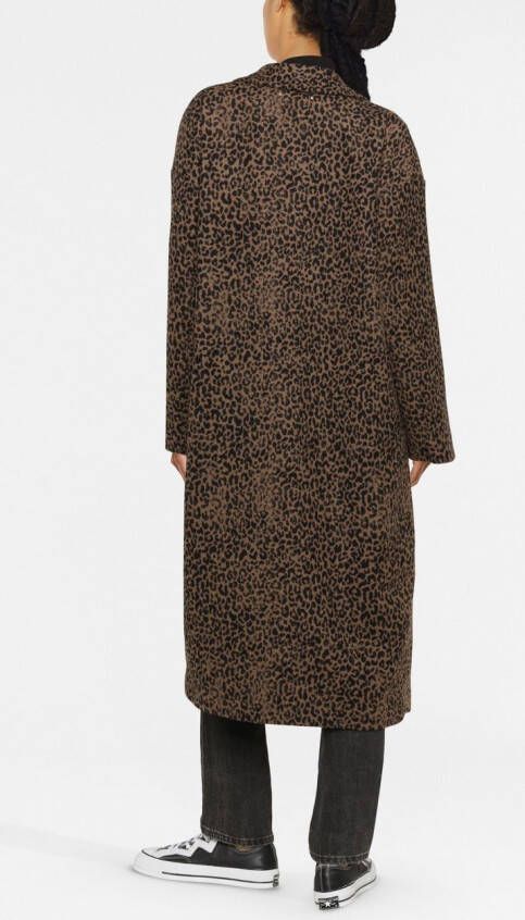 Golden Goose Jas met luipaardprint Zwart